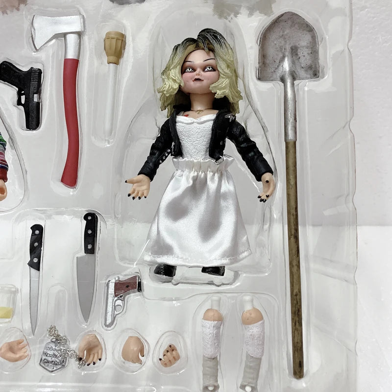 NECA Bride Chucky Tiffany Action Figure Gets Lucky Horror Toys