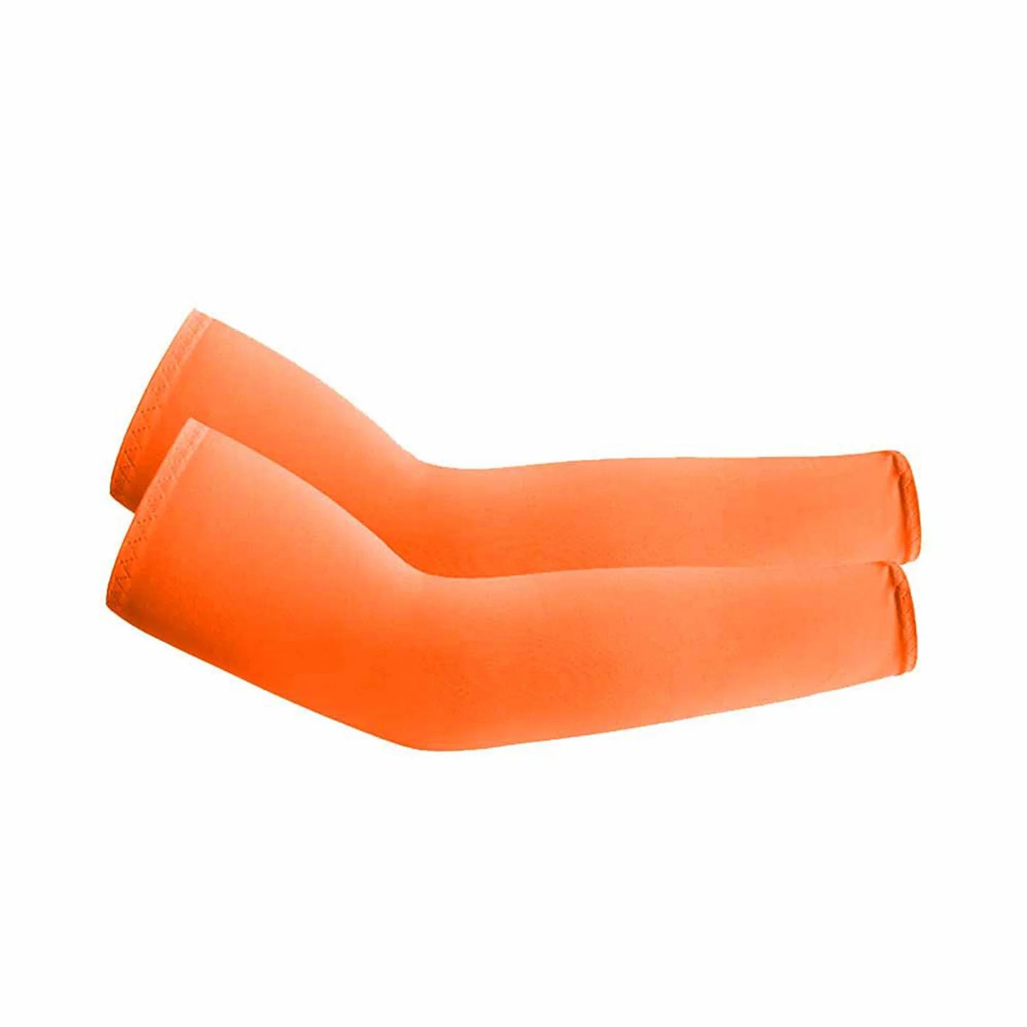 1 Pair Unisex Cooling Arm Sleeves Cover Sports Running UV Sun Protection Outdoor Men Fishing Cycling Quick Dry Arm Warmer Peaceful Pleasures Health and Wellness Saffron One Size