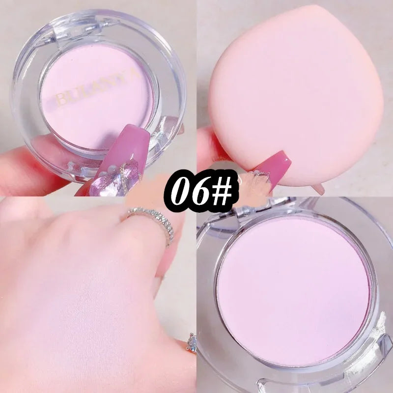 IFANYUO 6-Color Mineral Blush Palette | Matte & Shimmer Cheek Tint