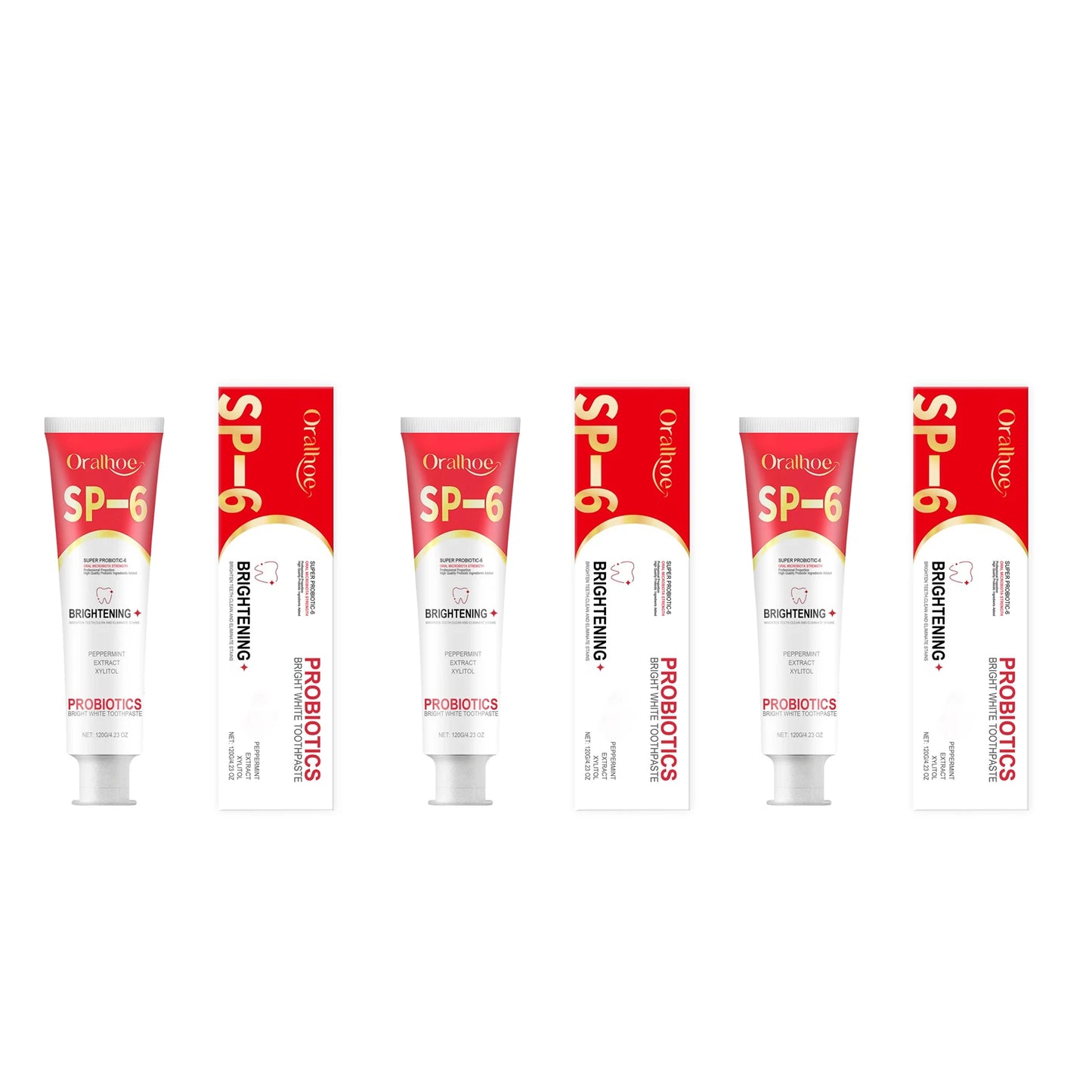 Oralhoe SP-6 Probiotic Whitening Toothpaste | Stain Remover