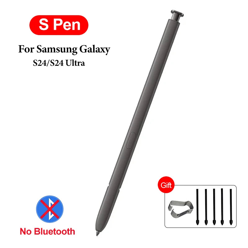 Professional Stylus Pen For Samsung s24ultra s Pen Samsung Touch Pencil Galaxy Pen Stylus For Touch Screen s22 ultra Accessories Peaceful Pleasures Health and Wellness Titanium black S24U