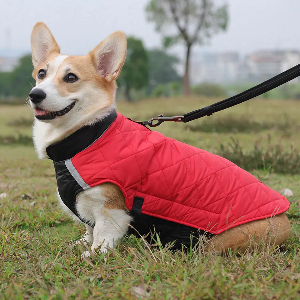 PEAKINBAGS Waterproof Winter Dog Coat | Warm Vest Jacket