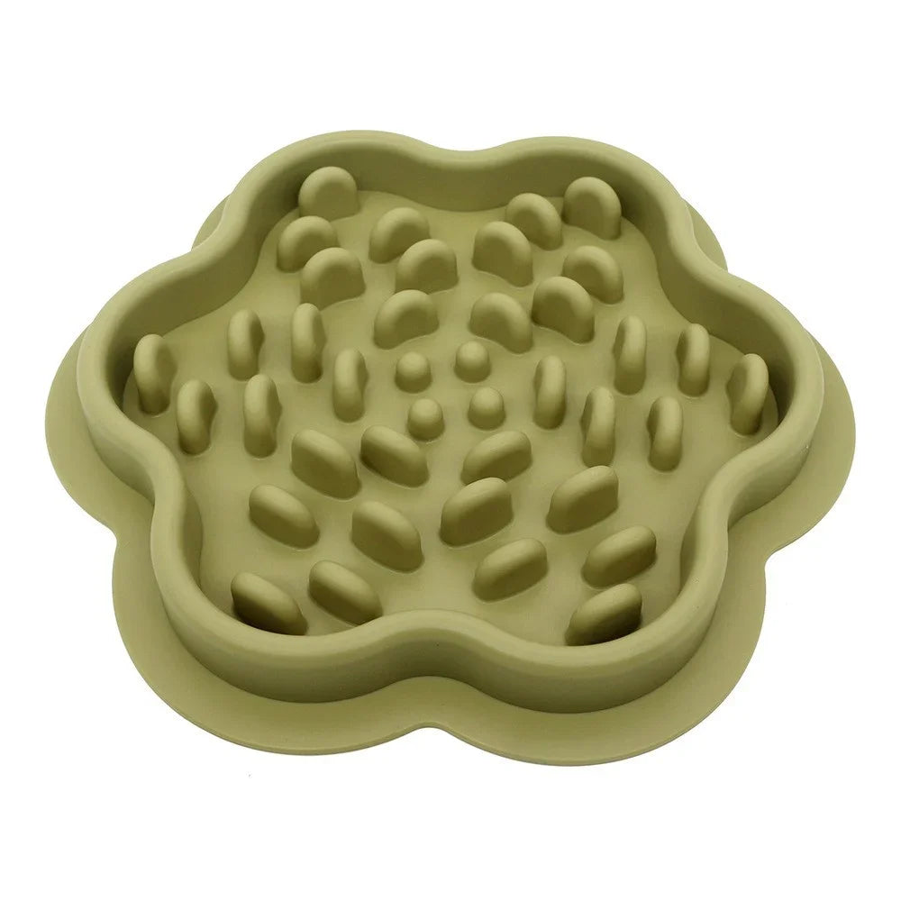 Slow Feeder Bowl for Dogs & Cats | Non-Slip Silicone Mat