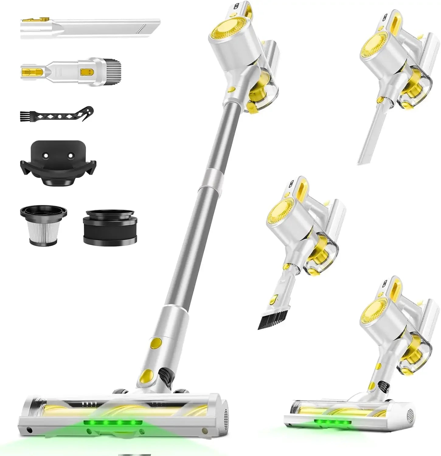 Powerful Cordless Stick Vacuum Cleaner, 6-in-1 Lightweight for Pet Hair and Floors Peaceful Pleasures Health and Wellness United States