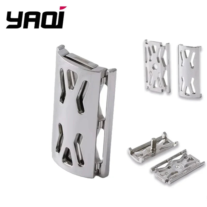 YAQI Hollowed Sentinel 316 SS Safety Razor Head – 0.90mm Gap