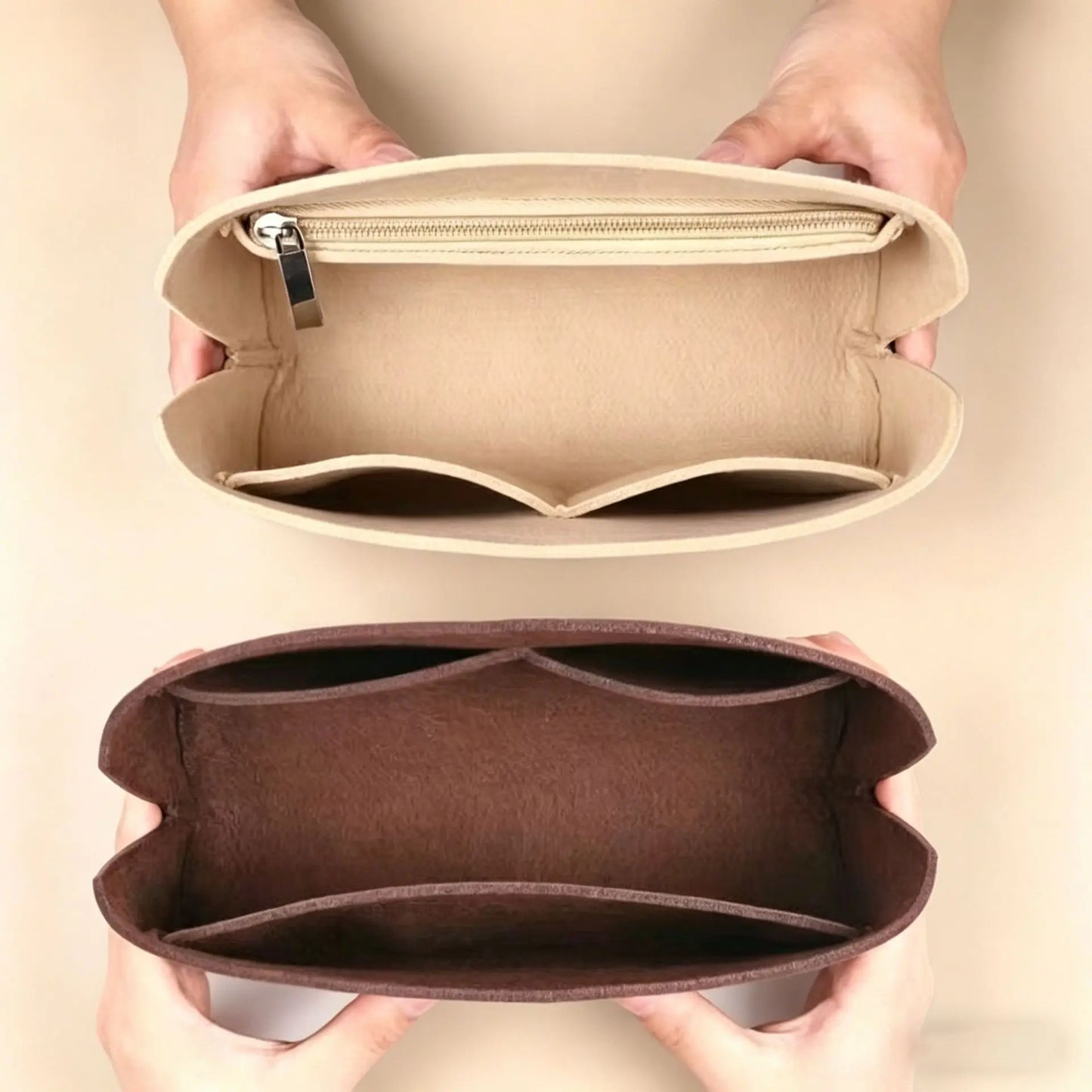 Felt Handbag Insert Organizer | Purse Liner with Multi-Pocket