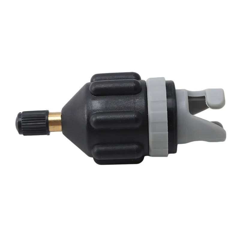 Universal Air Pump Adapter Durable Nylon Valve Connector for Inflatable Kayak Boat SUP Pool Toy Air Mattress Peaceful Pleasures Health and Wellness Black