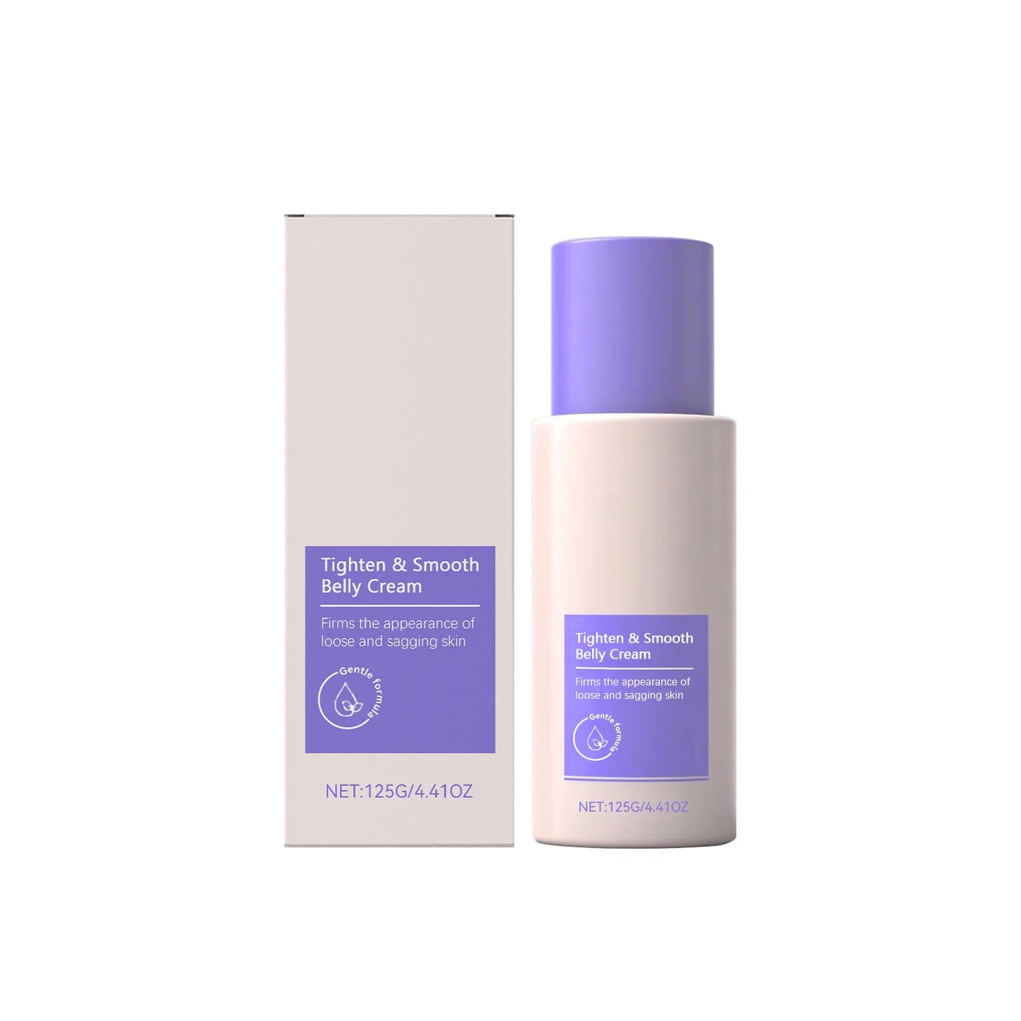 Rose Tighten Smooth Belly Cream Improve Sagging Increase Skin Elasticity Reduce Stretch Marks Relieve Drynes Body Shaping Lotion Peaceful Pleasures Health and Wellness 125g