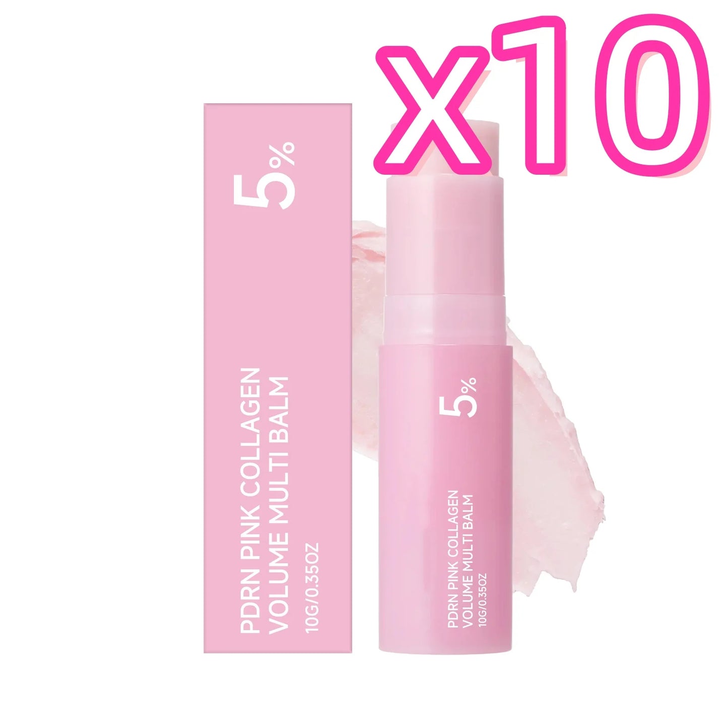 Collagen Multi Balm Revitalize Skin Reduce Rough Repair Damaged Skin Brighten Complexion Smooth Fine Lines PDRN Multi Balm Stick Peaceful Pleasures Health and Wellness 10g Boxed x 10