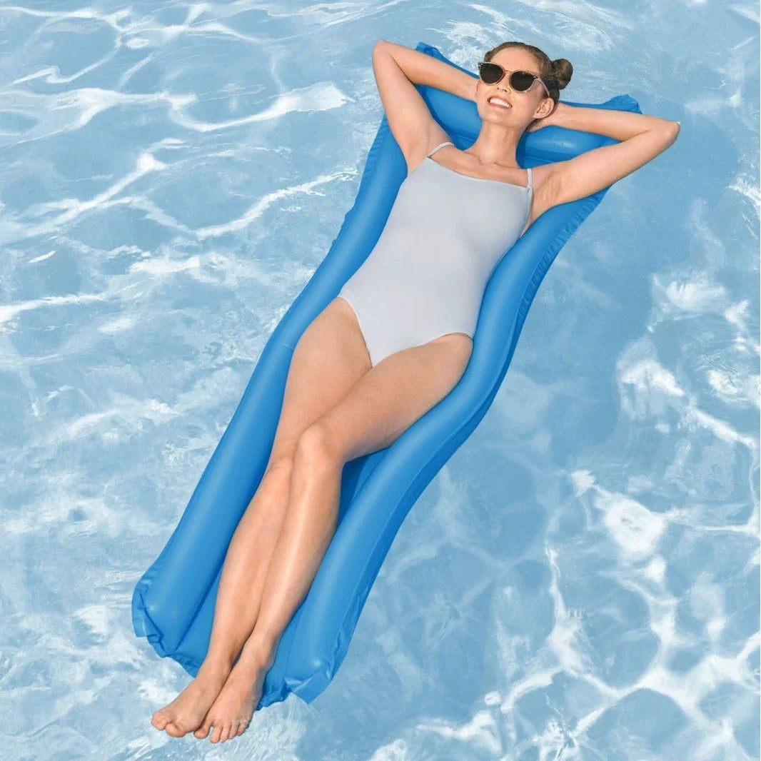 Inflatable Pool Float Ring & Water Hammock Swim Tube