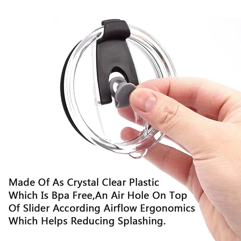 20 OZ Spill-Proof Replacement Travel Mug Lids | 1-2 Pack