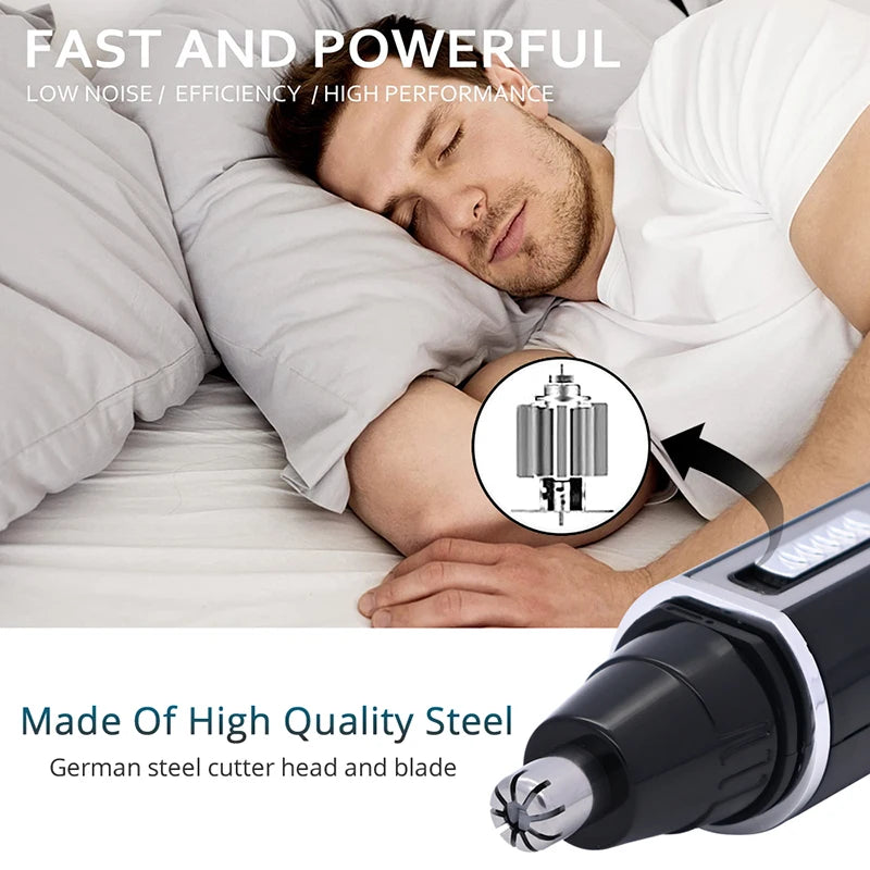 Professional High Quality Advanced Shaving System 4 in 1 Rechargeable Shaver Hair Clipper Nose Trimmer Eyebrow Trimmer Peaceful Pleasures Health and Wellness