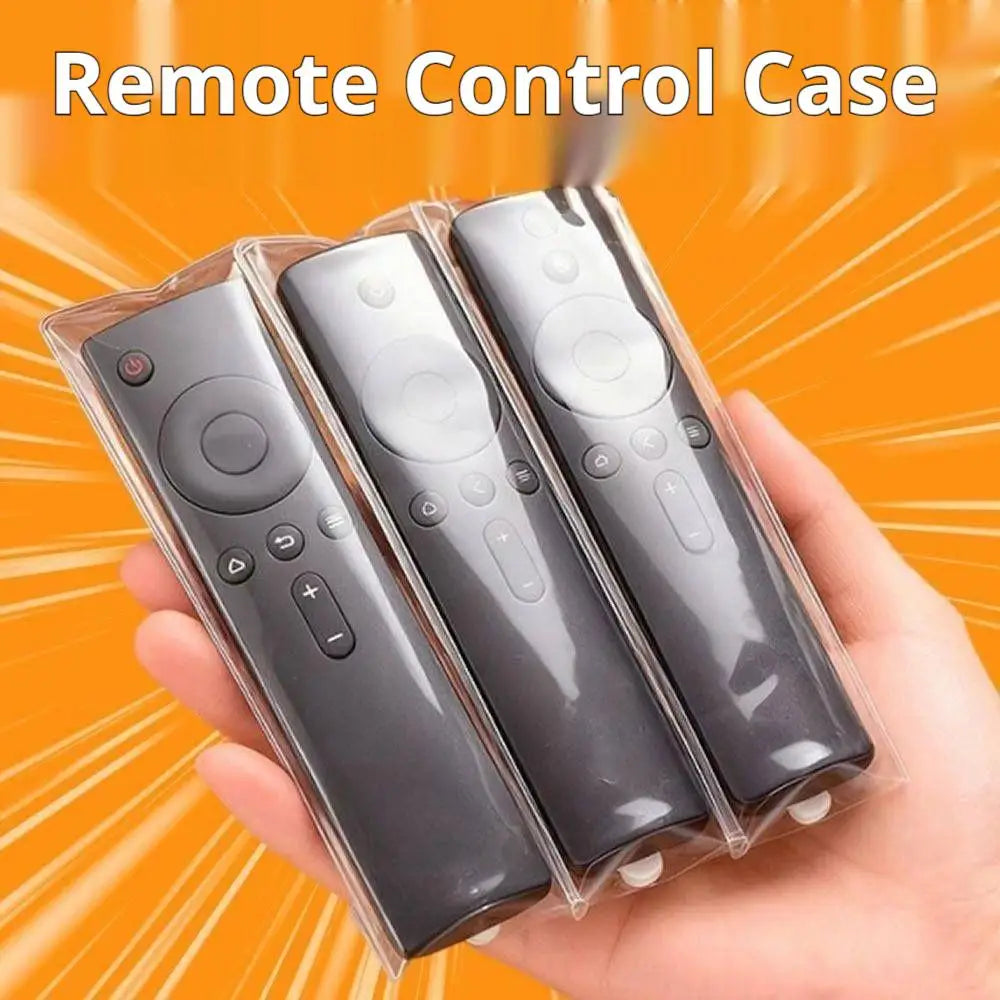5/10Pcs Remote Control Protective Cases Transparent PU Storage Bag Dust-proof Cover TV Air Conditioner Remote Control Protector Peaceful Pleasures Health and Wellness