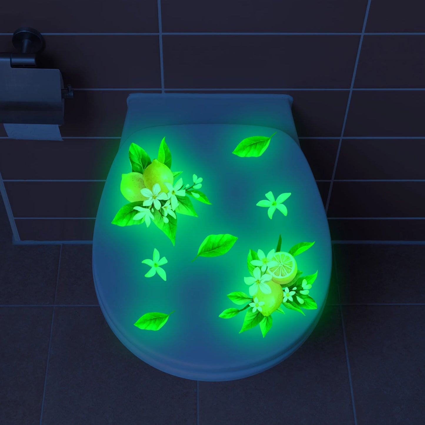 Glow-in-the-Dark Animal Toilet Sticker | Fun Bathroom Decor