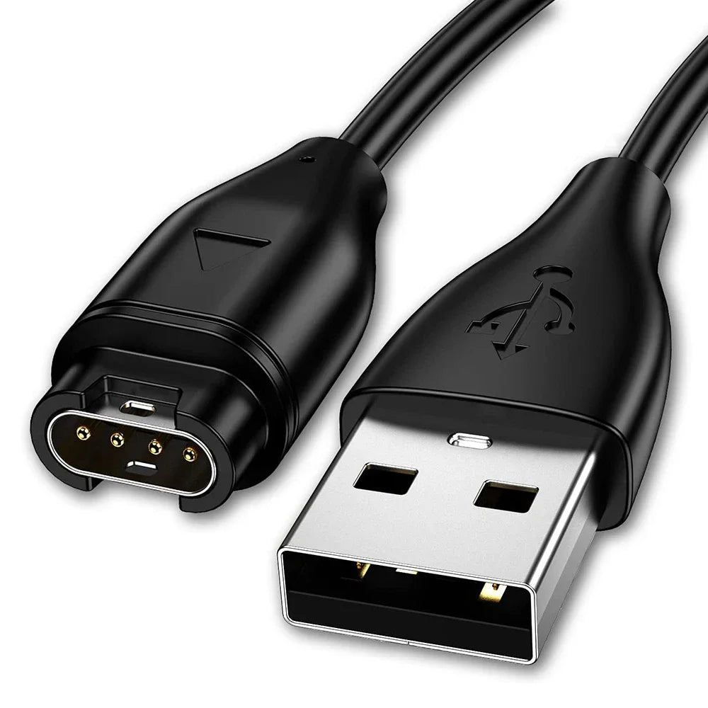 1M USB Charging Cable For Garmin Fenix 7 7S 7X 6 6S 6X 5 5X 5S Plus Vivoactive 3 Forerunner 945 935 245 255 Charger Cable Dock Peaceful Pleasures Health and Wellness