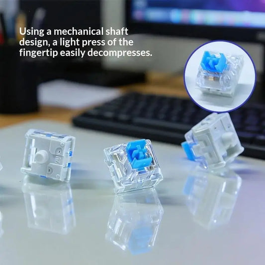 50Pcs 3 Pin Tactile Switch Plastic For Electrical Equipment Tools Keyboard Switch Keyboard Clicker Key Replacement Peaceful Pleasures Health and Wellness