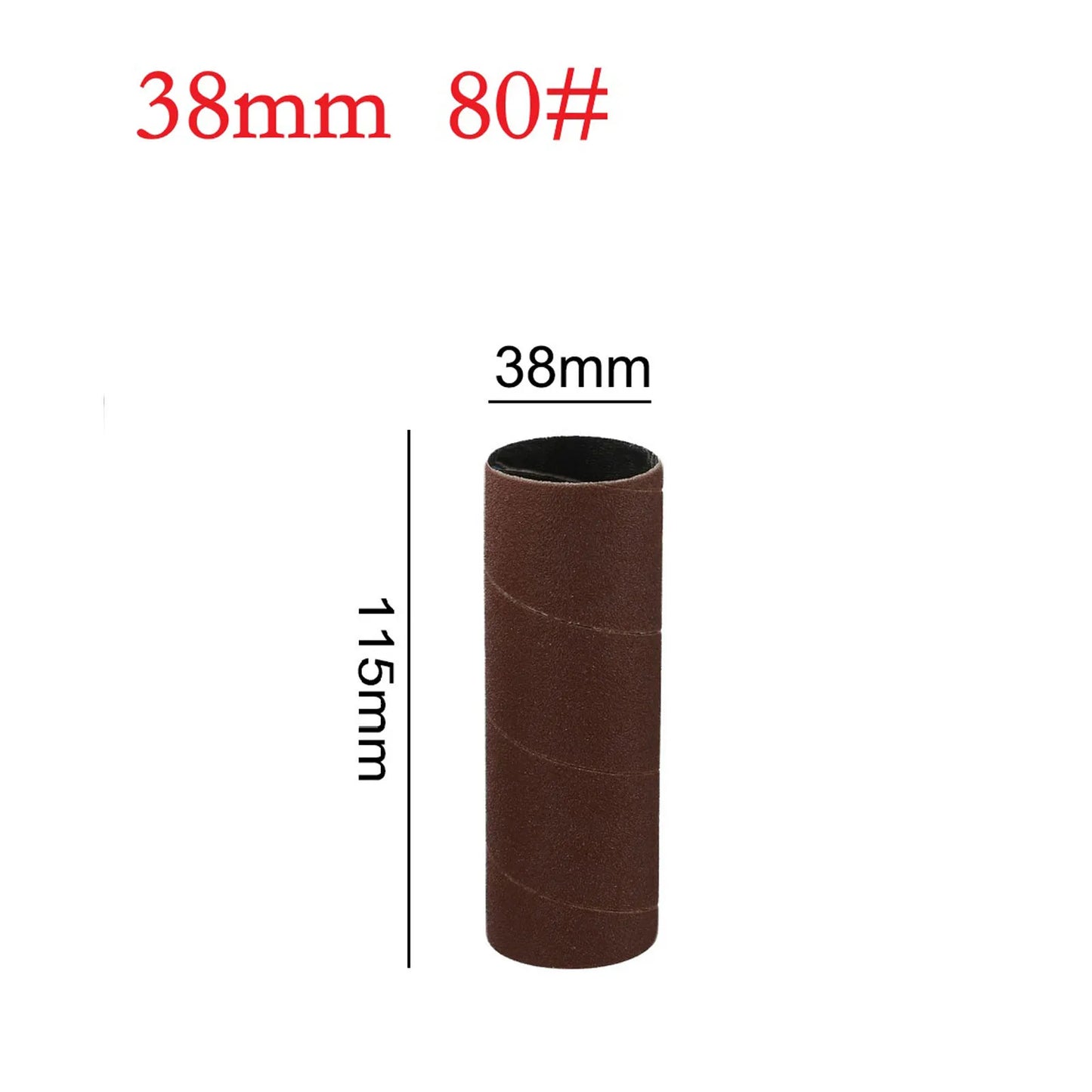 Sanding Drum Sleeves Paper Polishing Tool 80 150 240 Grit Spindle