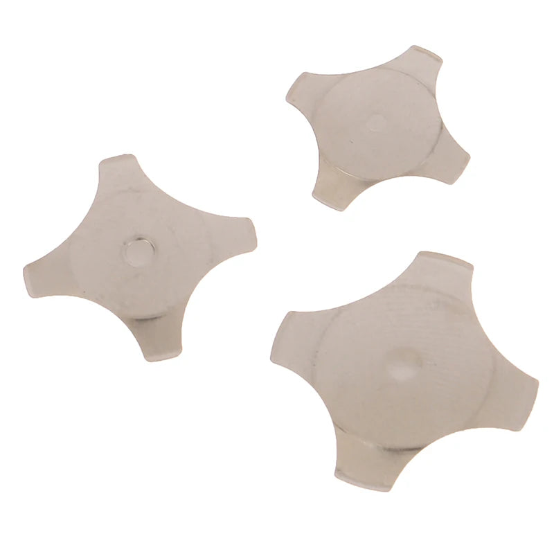 20Pcs 10 With Point Cross Shape Metal Dome Reset Switch 5 6 7 8.4 10 12 14 16 MM Membrane Switch SPST Momentary On/Off Tactile Peaceful Pleasures Health and Wellness