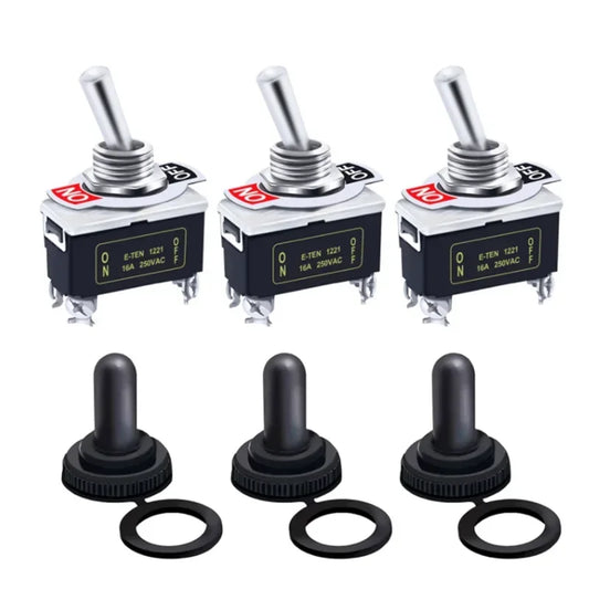 5Pcs Heavy Duty Car Boat Rocker Toggle Switch 15A 250V 2Pin SPST ON/OFF Rocker Switches with Waterproof Boot Spst Rocker Switch Peaceful Pleasures Health and Wellness