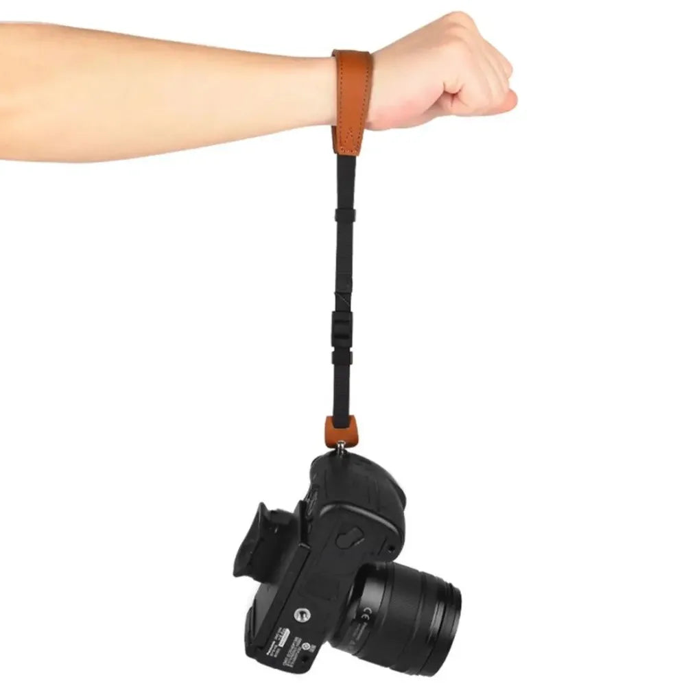 Casual Multifunctional DSLR Camera Wrist Strap Universal Photography Wrist Strap Safety Protects The Camera and Frees Your Hands Peaceful Pleasures Health and Wellness
