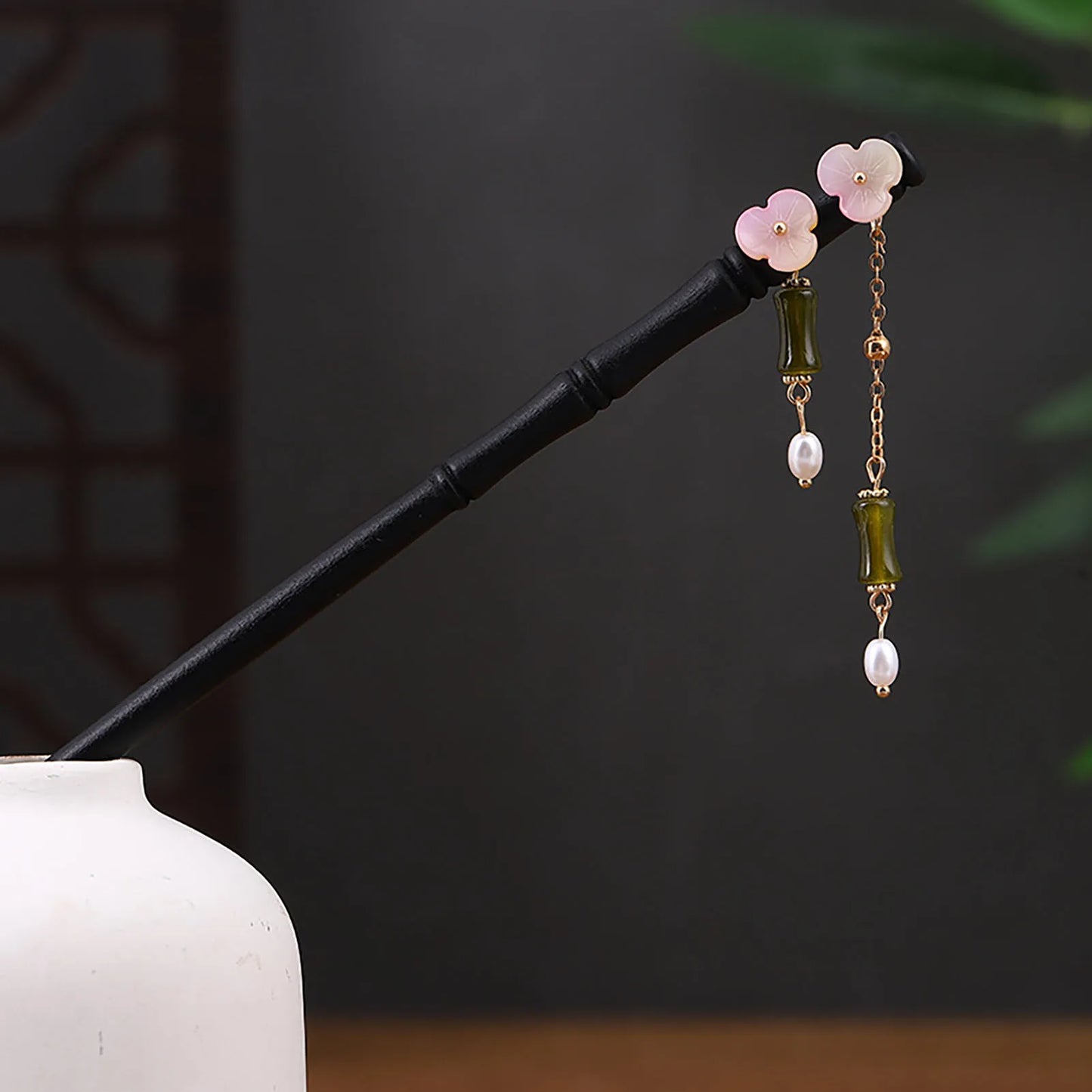 Chinese Style Hair Stick Hairpin Handmade Wood Headpiece Updo Hair Styling Tool for Women Girls Party Head Decor Peaceful Pleasures Health and Wellness 9