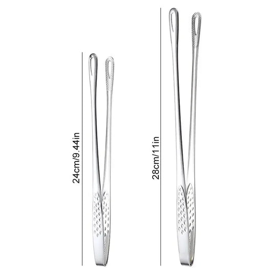 Stainless Steel BBQ Kitchen Tongs | Non-Slip, 3 Sizes Kitchen Tongs Peaceful Pleasures Health and Wellness