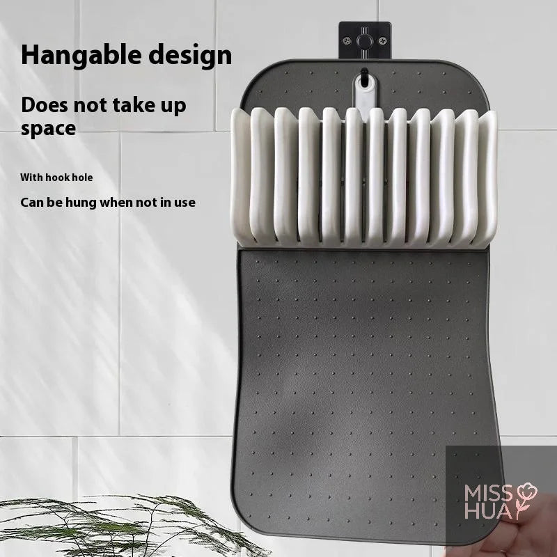 Knife Drawer Organizer Mat | 5 & 11 Slot Non-Slip Soft-Grip