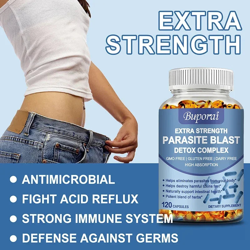 Parasite Blast Detox Complex - Promotes Intestinal Health, Metabolism, Digestive Health, and Improves The Immune System Peaceful Pleasures Health and Wellness