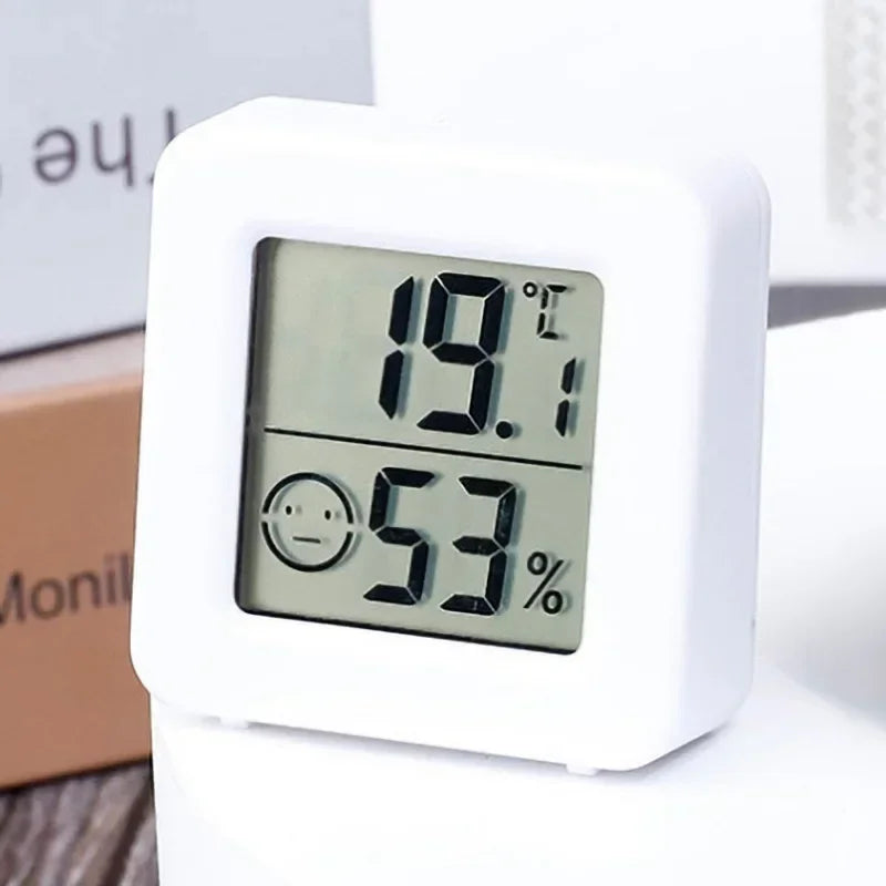 6-Pack Mini Digital Thermometer Hygrometer – LCD Indoor/Outdoor