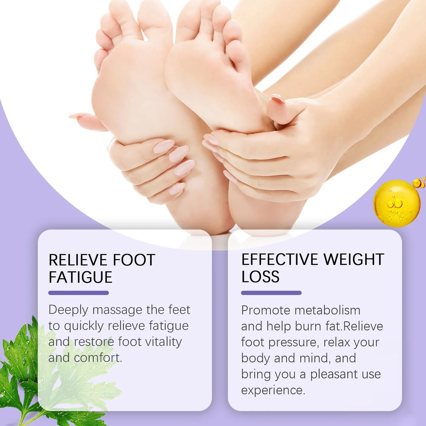 OceAura Foot Peel Mask – Exfoliate Dead Skin & Soften Calluses