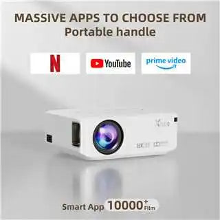 Xnano X1 Native 1080P Projector 4K Android 9.0 BT5.0 350ANSI Dual WiFi Home Cinema Auto Keystone Correction Mini Proyector Peaceful Pleasures Health and Wellness