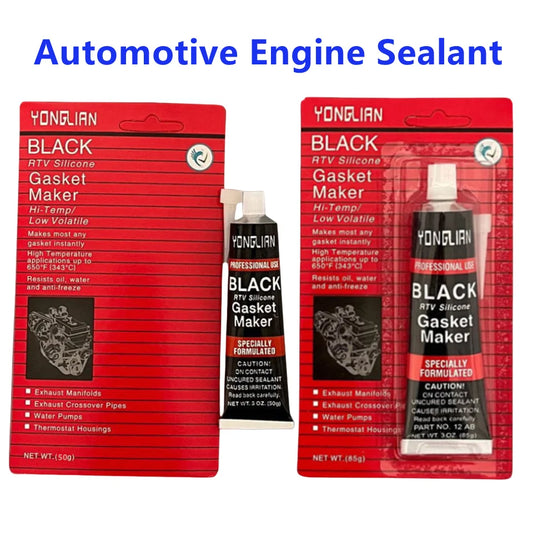 Black RTV Silicone Gasket Maker | High-Temp Engine Sealant Gasket Sealant Peaceful Pleasures Health and Wellness