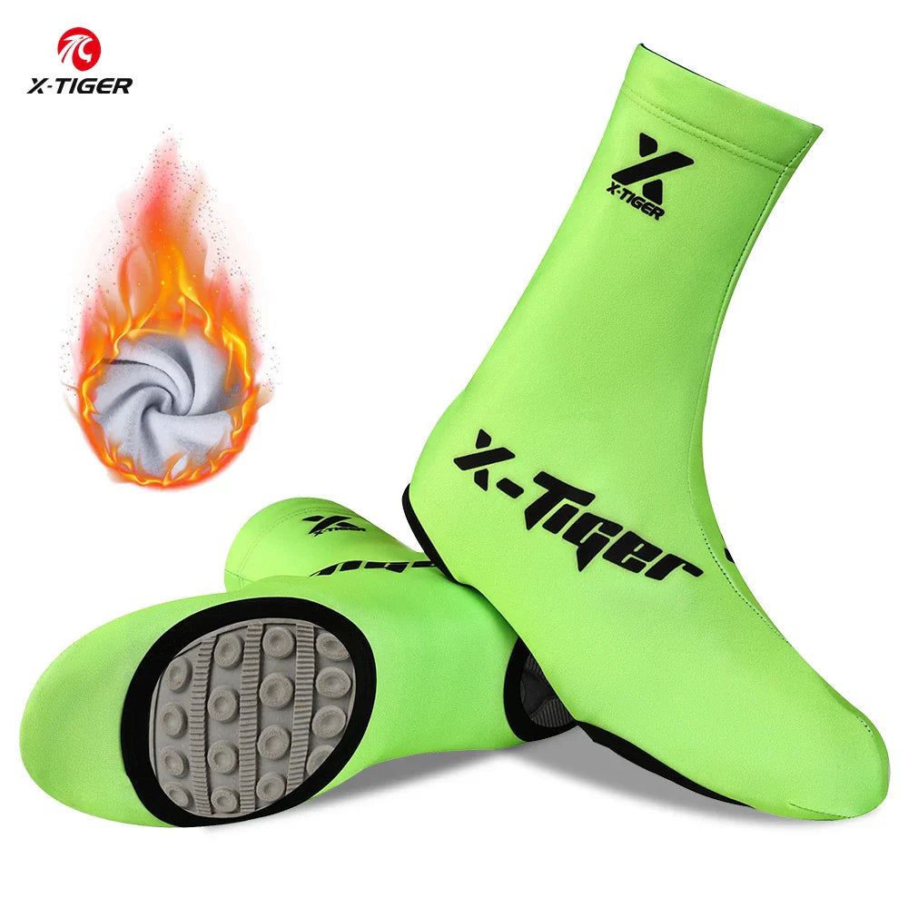 X-TIGER Winter Cycling Shoe Covers – Windproof Unisex