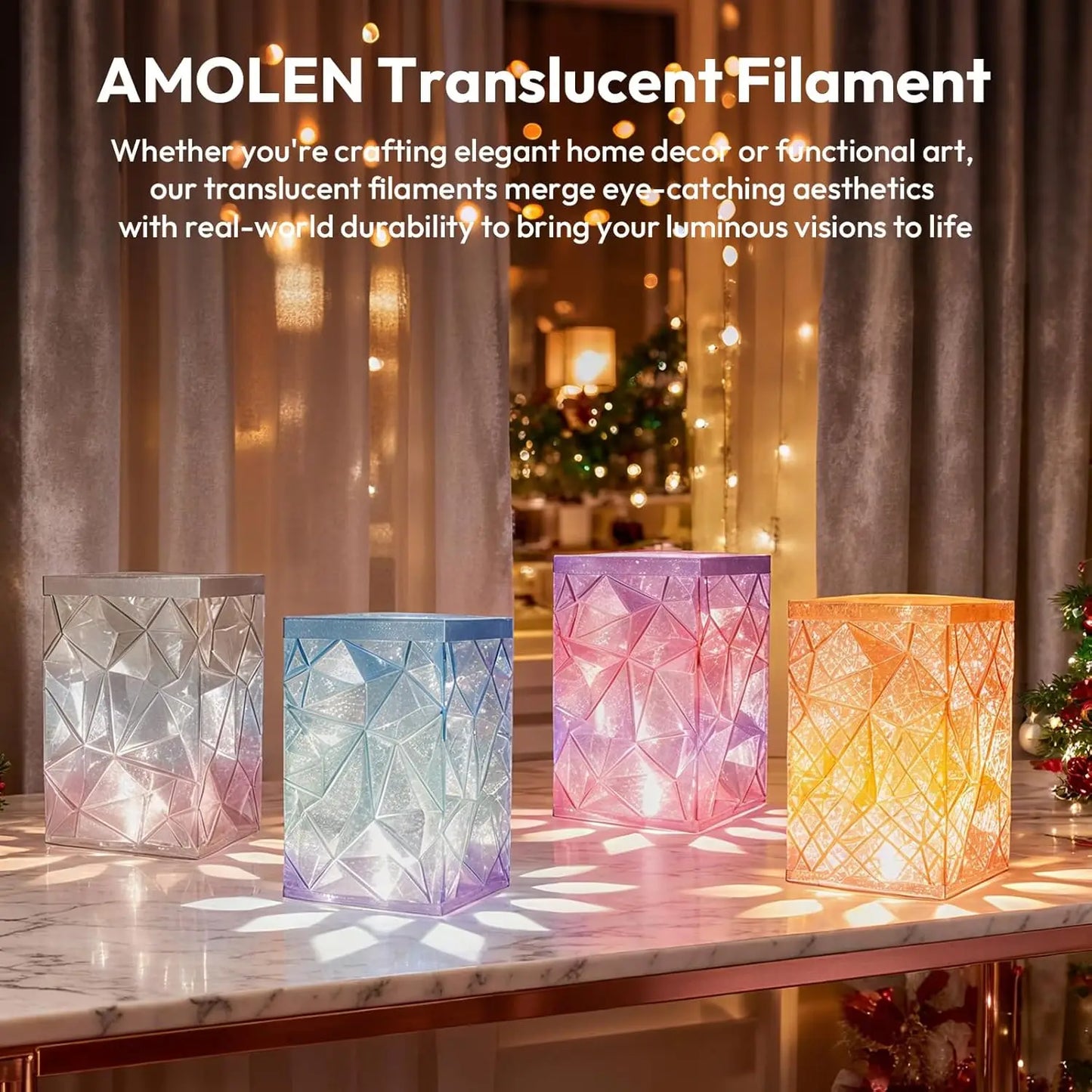 DINGSUN 3D PLA Gradient Multicolor Filament 1.75mm ±0.02mm