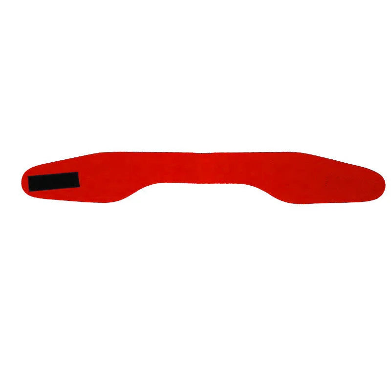 New Swimming Ear Band Adjustable Waterproof Earplug Multiple Colors Soft Diving Headband Adult Children Ear Plugs for Swimming Peaceful Pleasures Health and Wellness red