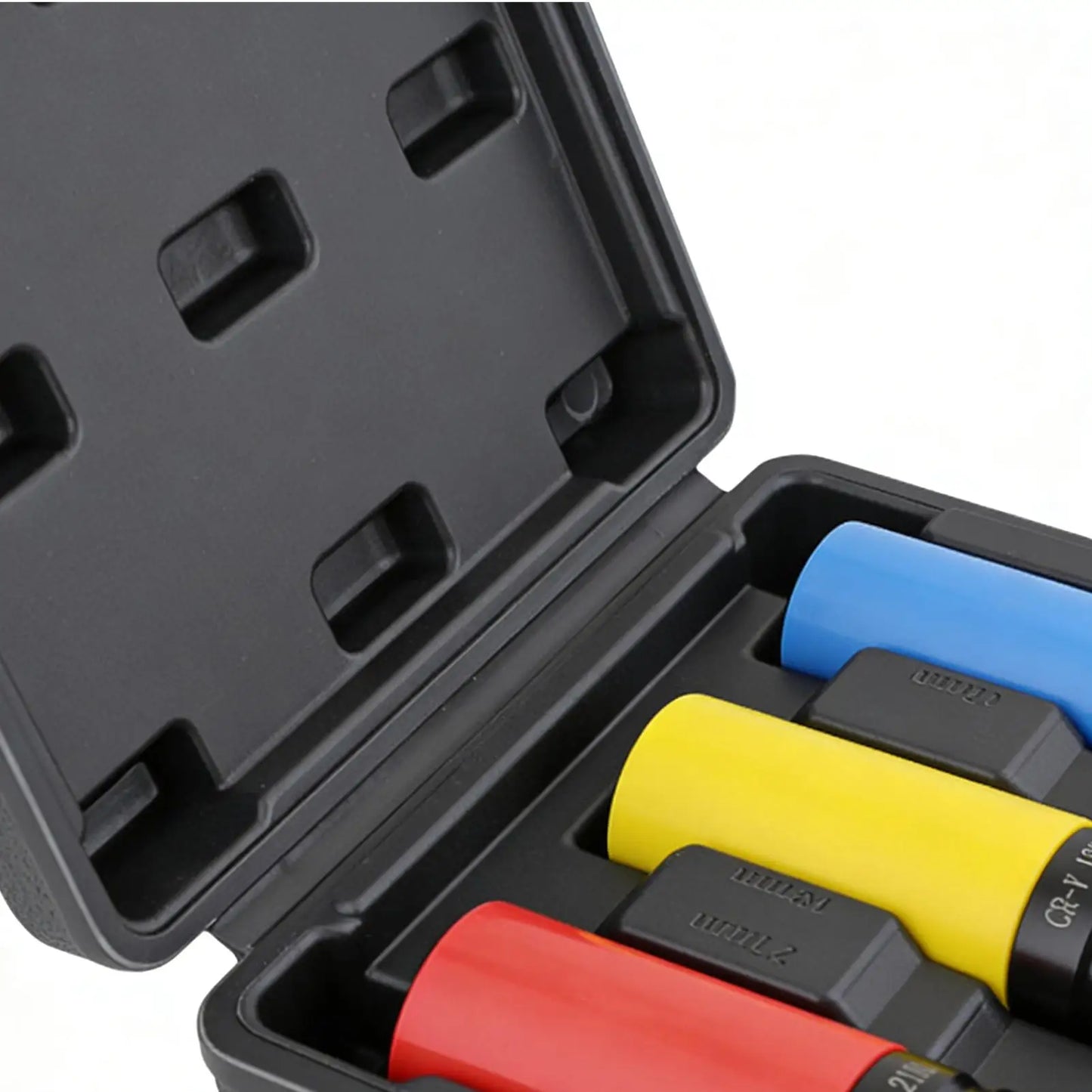 3pcs/set 1/2 Inch Tire Hexagonal Socket Set Thin Wall Deep Impact Socket Set Lug Nut Socket 17/19/21mm Car Repair Wheel Kit Peaceful Pleasures Health and Wellness