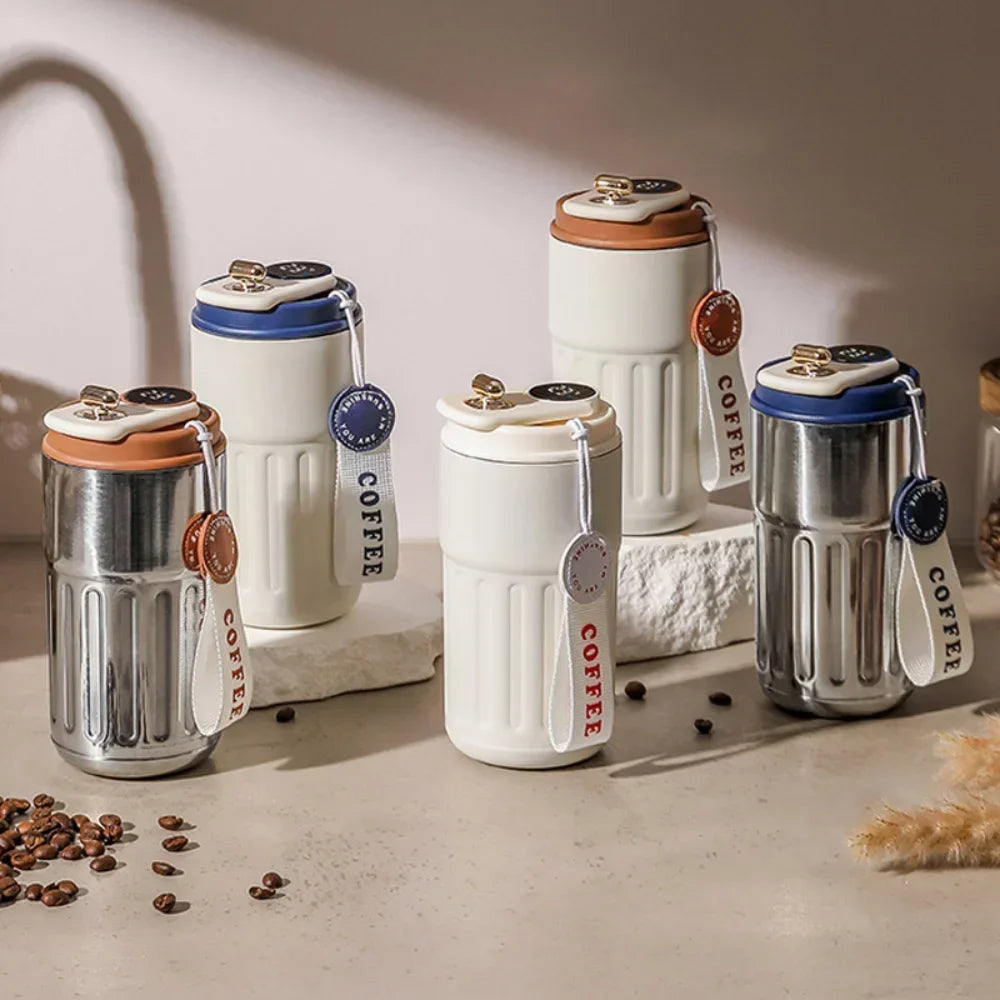 316 Stainless Steel Vacuum Thermos Tumbler | Temperature Display 450ml