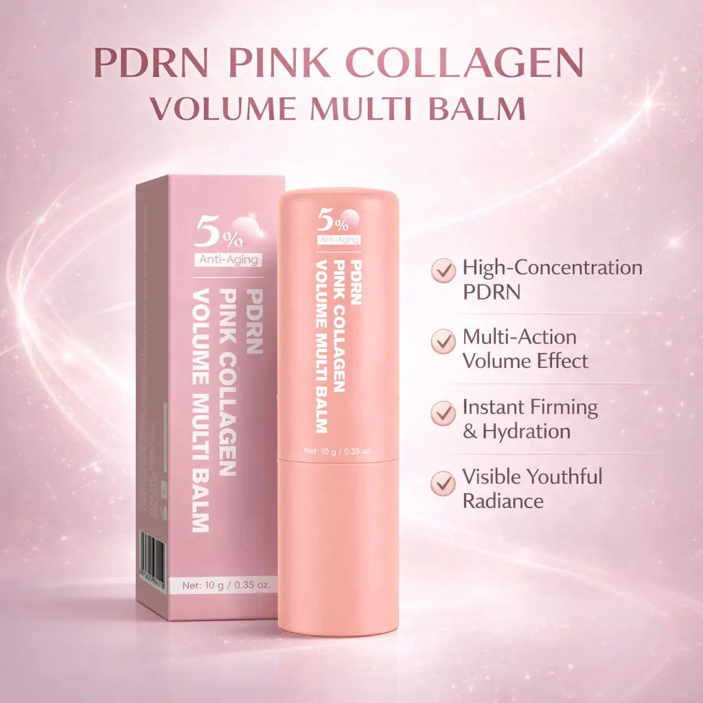 PDRN Pink Collagen Volume Multi Balm | All In One Volufiline, PDRN, NAD Stick ,Helping Look of Fine Lines, Firming Care,Lip Care Peaceful Pleasures Health and Wellness