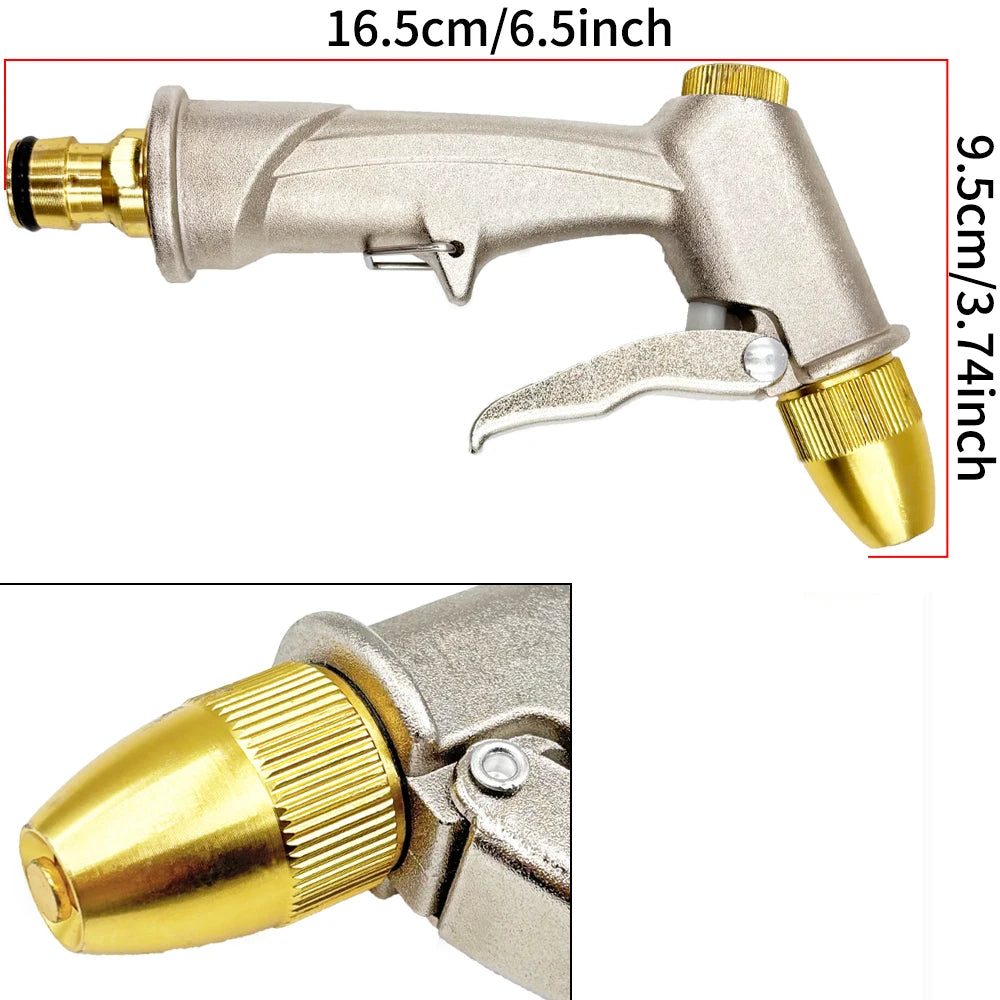 High Pressure Water Gun Water Hydro Jet High Pressure Water Spray Nozzle, Flexible Wand For Garden Plant Watering Car Washing Peaceful Pleasures Health and Wellness