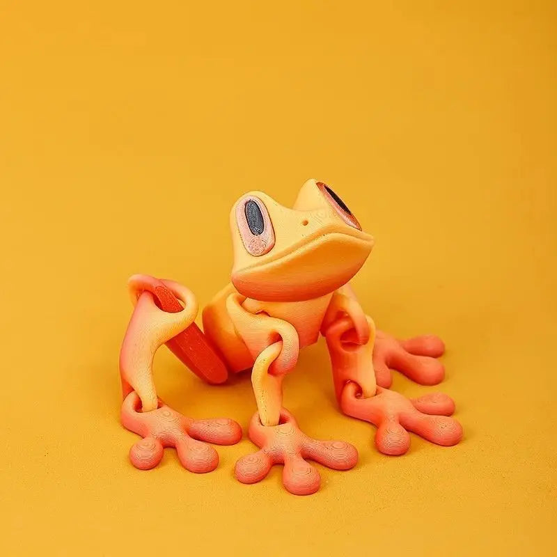 3D Printed Magnetic Frog Fridge Magnet Movable Joint mobility Glow in Dark Dragon Toy Fashionable Home decoration supplies Peaceful Pleasures Health and Wellness