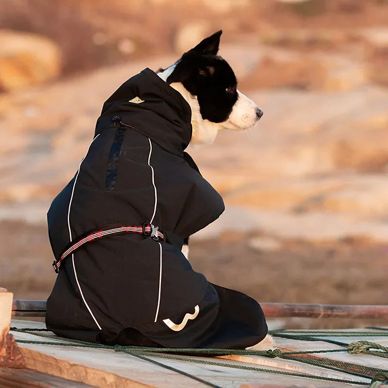 TRUELOVE Pet Clothing Waterproof Windbreaker Detachable Jacket Clothes for Dogs Fashion Patterns Soft Pet Raincoat Coat YG1872 Peaceful Pleasures Health and Wellness