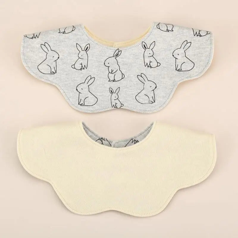 Double-Sided Cotton Baby Bib | 360° Toddler Burp Cloth