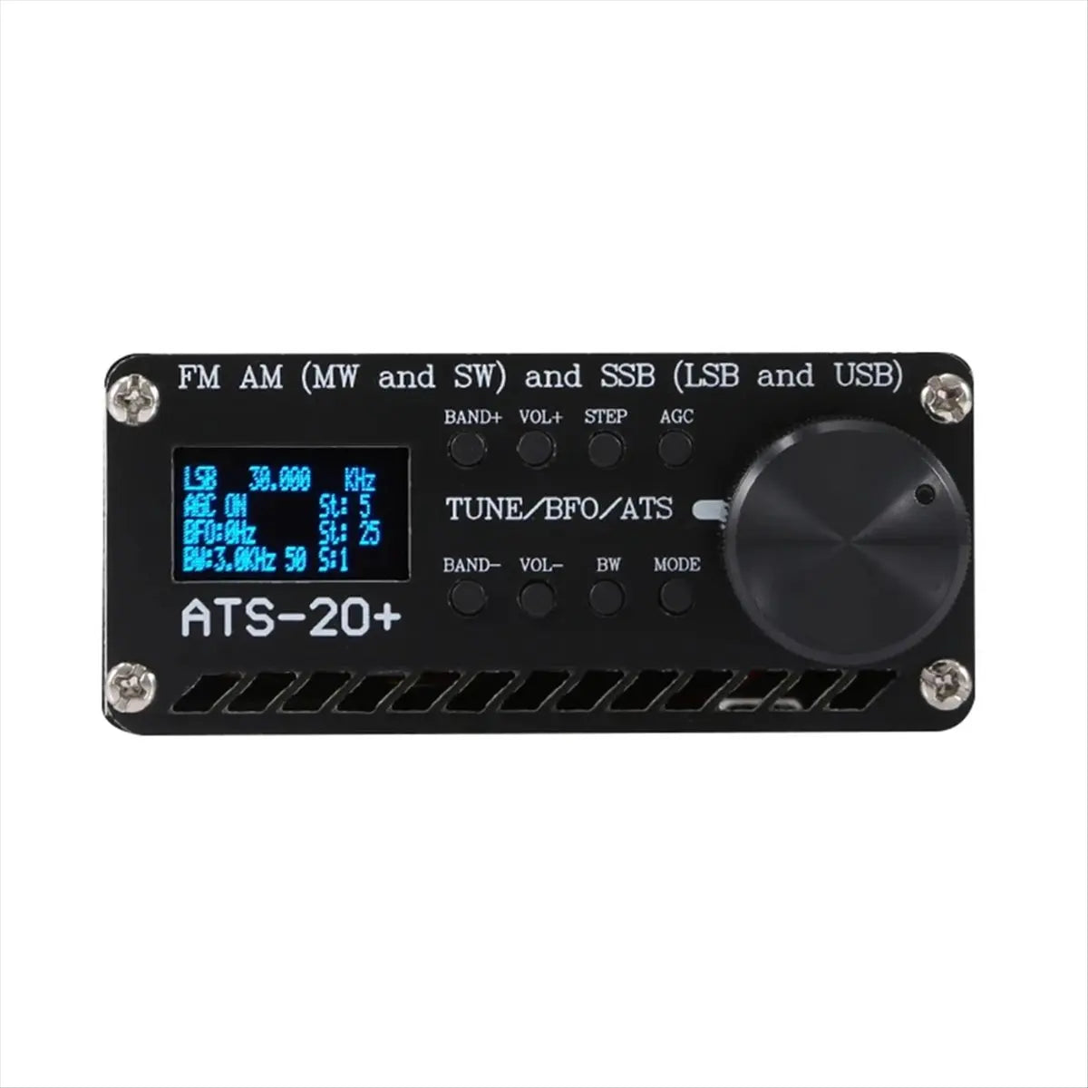 *ABDH ATS-20+ Plus V2 SI4732 SDR Radio Receiver with OLED Display FM AM SW SSB USB Rechargeable Peaceful Pleasures Health and Wellness