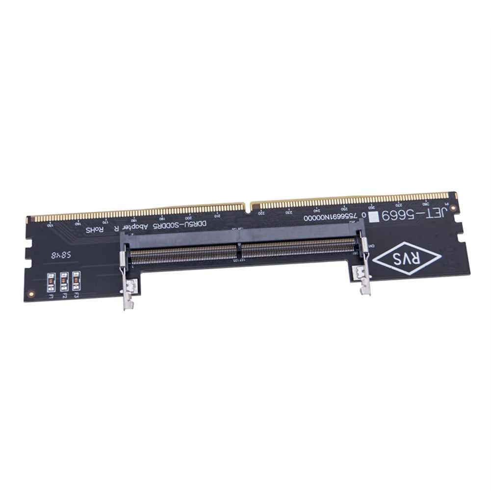 SO-DIMM to DIMM Adapter Card | DDR3 DDR4 DDR5 Laptop to Desktop RAM