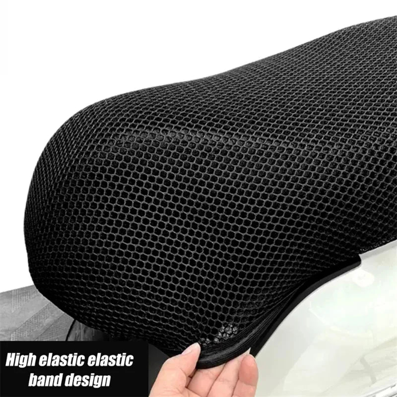 3D Mesh Motorcycle Seat Cover | Anti-Slip Breathable Cushion