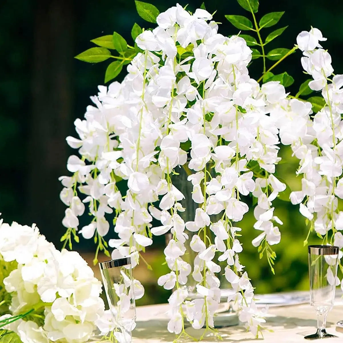 Artificial Silk Orchid Vine | Wedding & Home Decor – 5/10 PCS