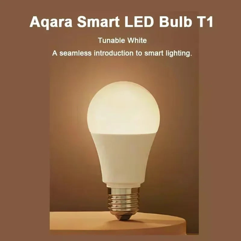 Aqara Smart LED Bulb T1 Zigbee 3.0 E27 6500K 220-240V Bluetooth Smart home Light Work For Homekit Alice Google Assistant Alexa Peaceful Pleasures Health and Wellness