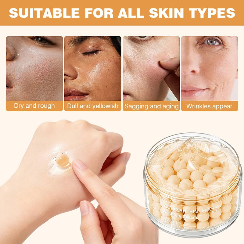 Centella Asiatica Capsule Cream | Hyaluronic Acid & Grape Seed