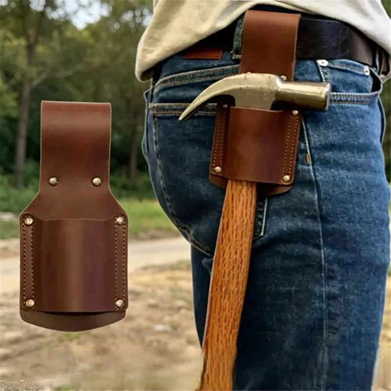 Leather Tool Holster Belt Clip for Hammer Pliers Axe Wrench