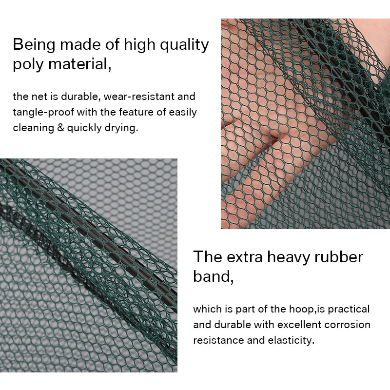 130CM Fishing Net Minnow Nets with Aluminum Collapsible Telescopic Fishing Handle Fishing Landing Net for Saltwater Freshwater Peaceful Pleasures Health and Wellness